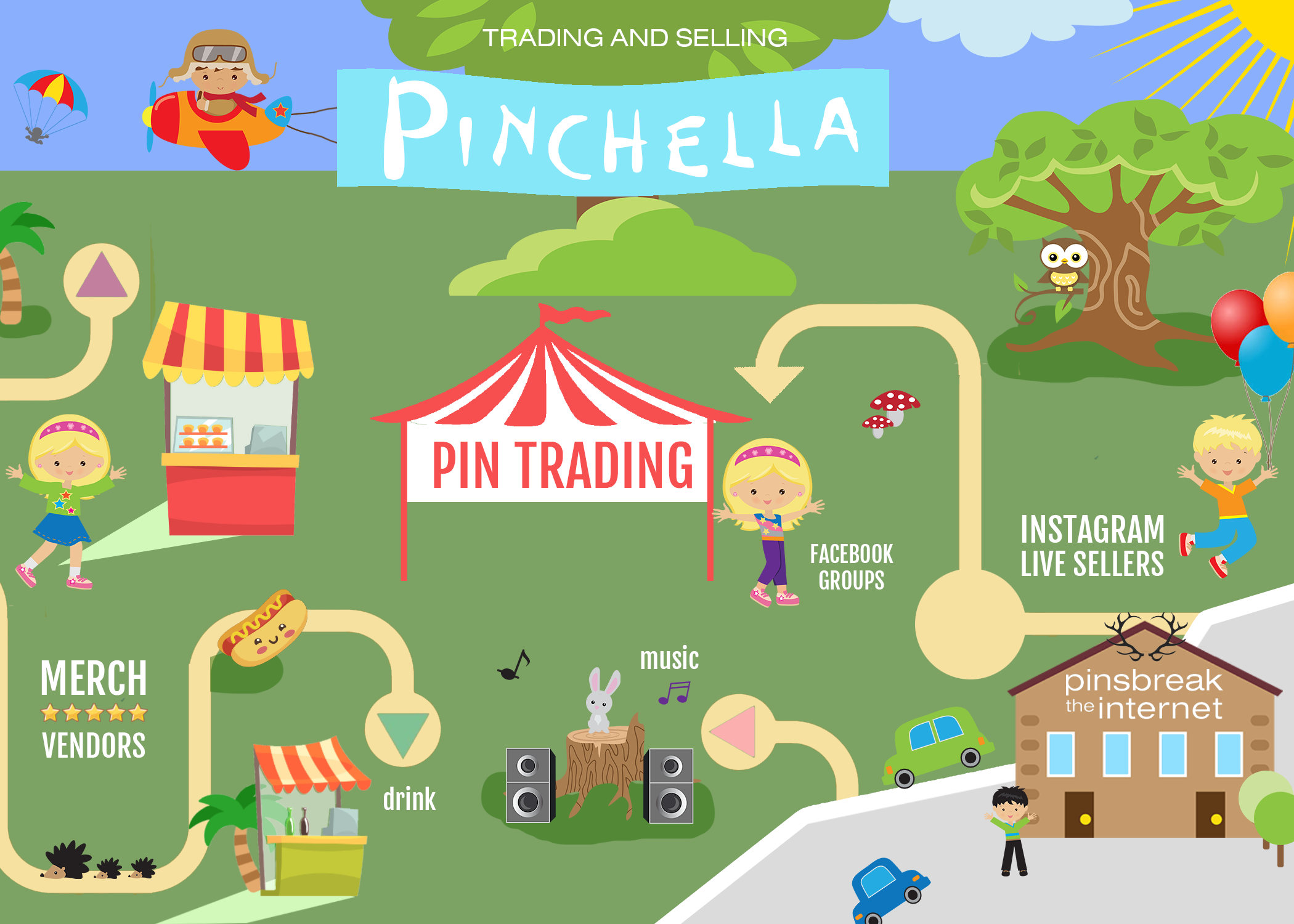 Pinch Event Pinchella Festival - Disney Pin Trading Event, Pins Break the Internet